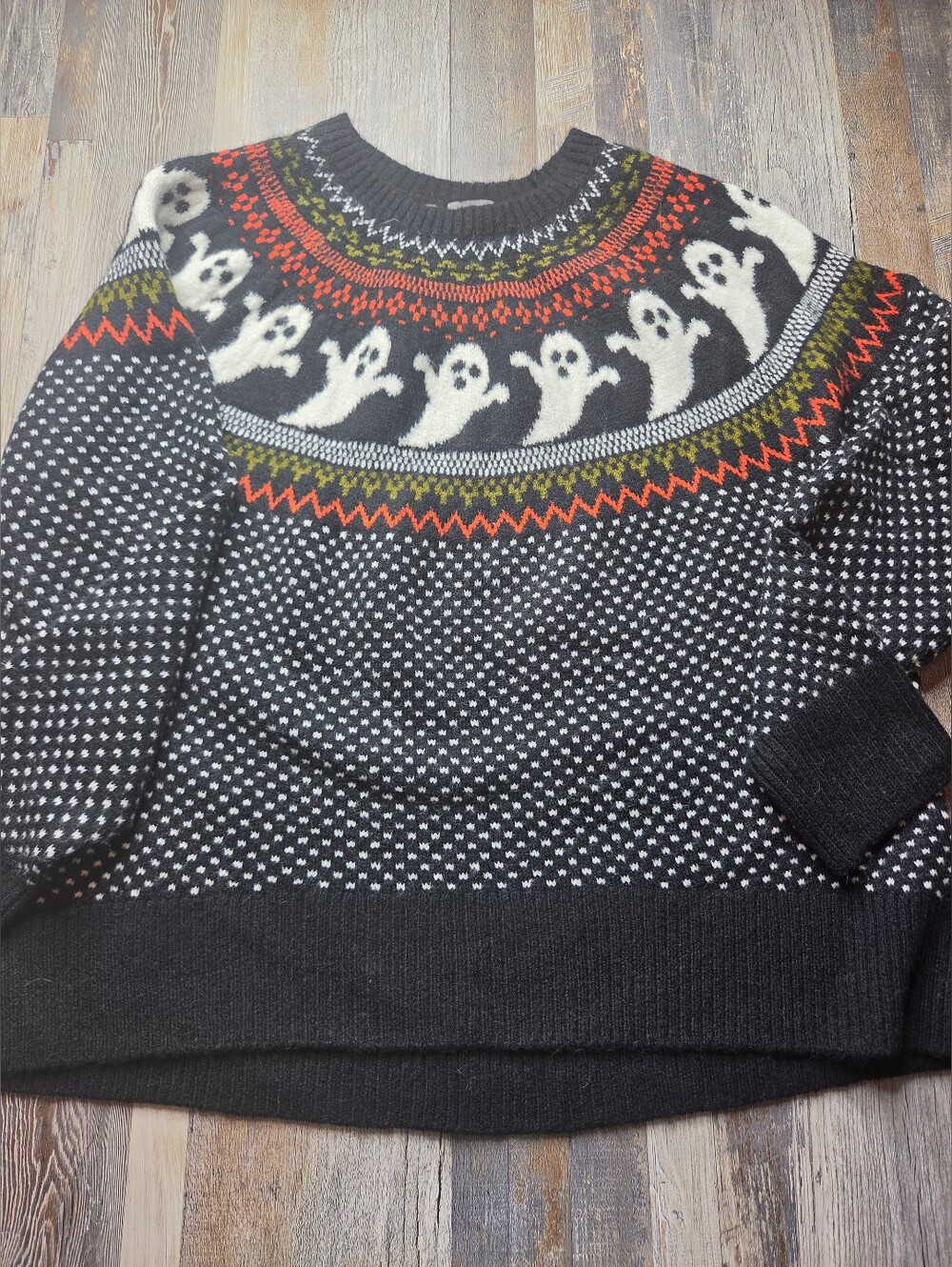 Halloween Vince Camuto Ghost Sweater Women'd Large